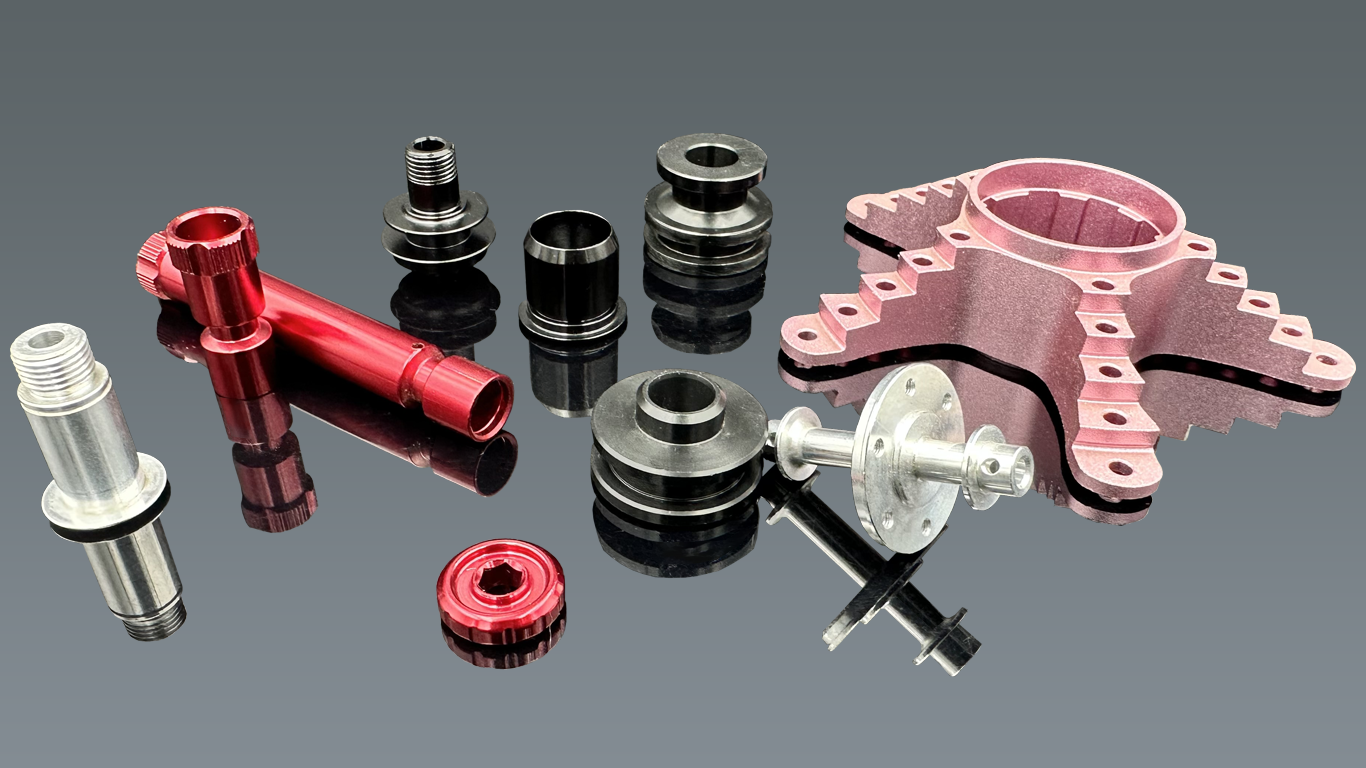 Bicycle's front suspension fork, rear shock absorbers and gearbox